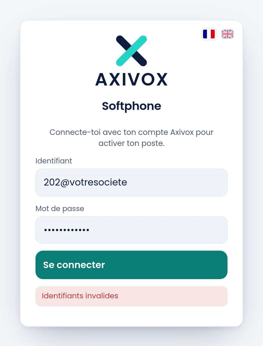 Le refus, tel qu'il s'affiche